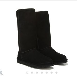 Tall black Bear Paw boots